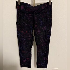 Lululemon Athletica Midnight Floral Leggings